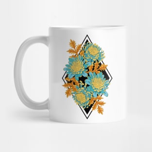 Chrysanthemum Flowers Art Mug